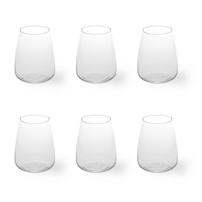 Set 6 bicchieri Excelsa – Barolo, Vetro Trasparente