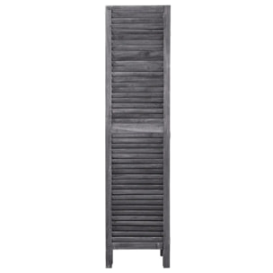 Paravent bois gris H170cm