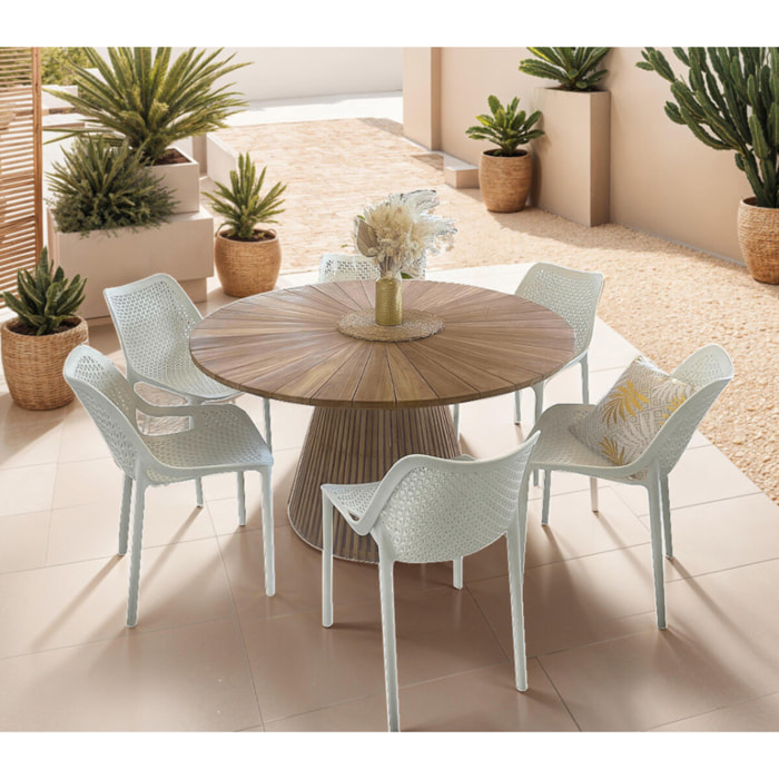 Ensemble table et chaises de jardin  - BALINIS