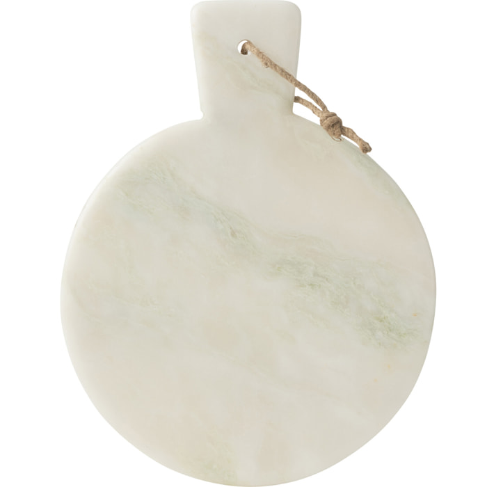 J-Line planche à découper Rond - pierre - blanc