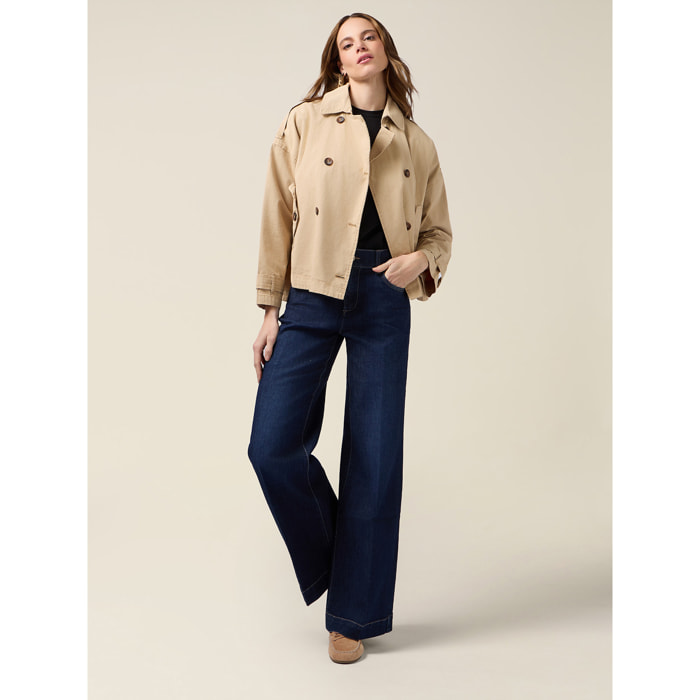 Oltre - Jeans palazzo - Azul