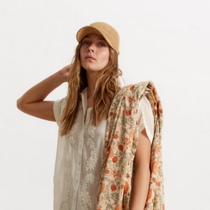 Sombrero de playa
 Cap color marron beige Poliéster