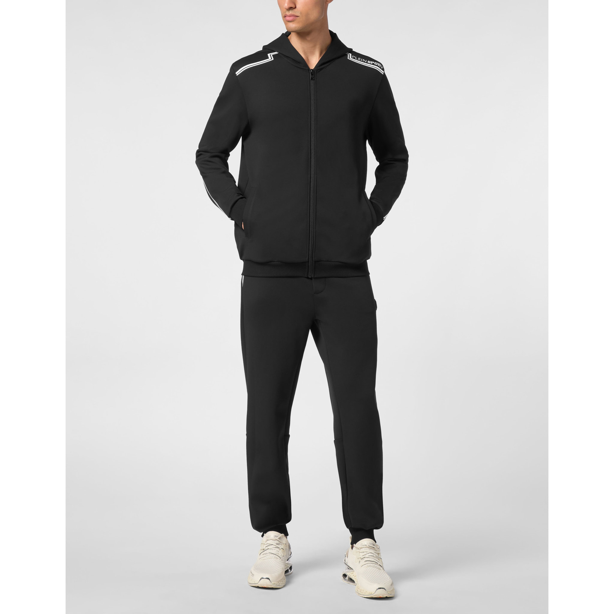 PLEIN SPORT Hooded Sweatjacket