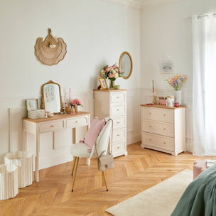 Commode Mohea ivoire 3 tiroirs