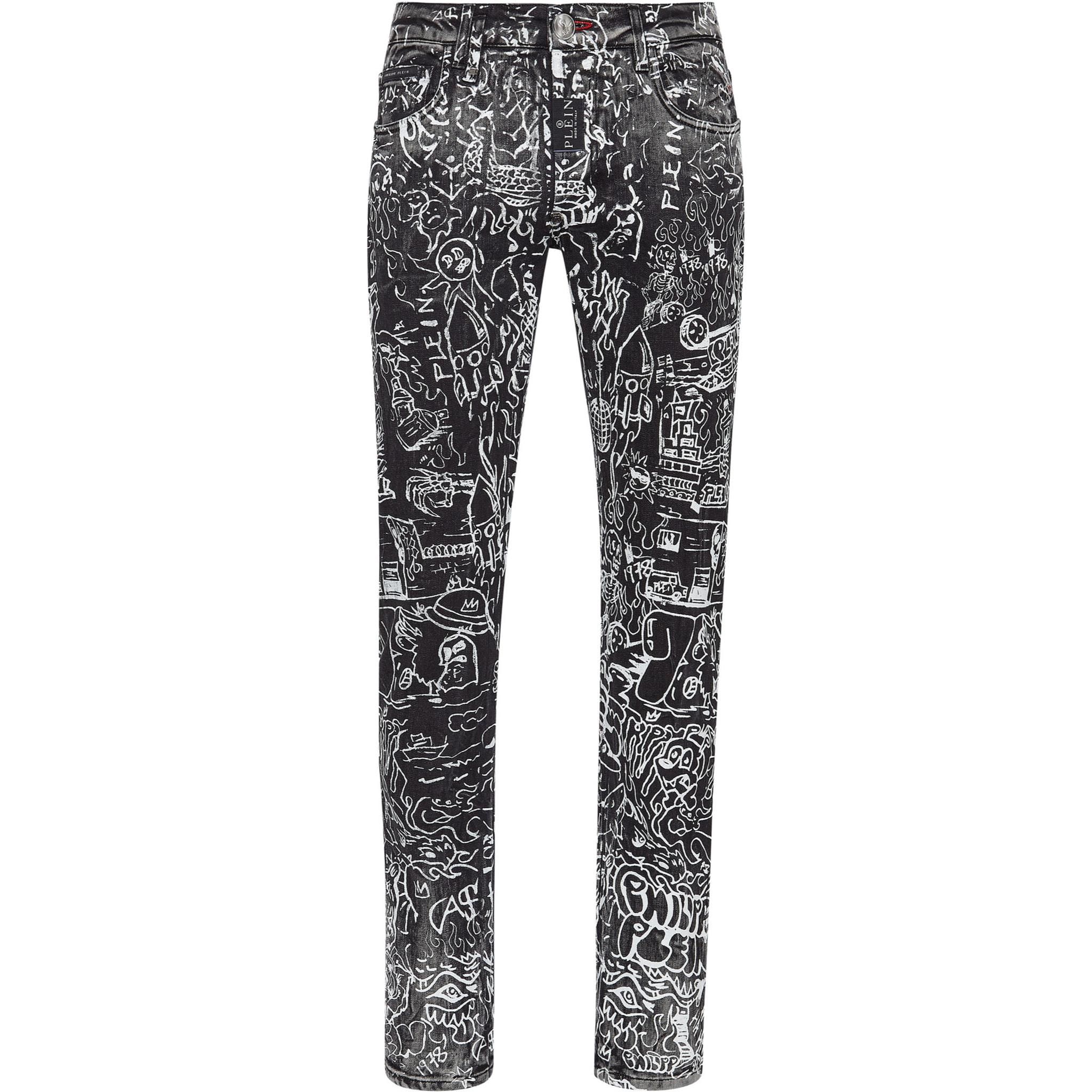 PHILIPP PLEIN Vaqueros de corte recto