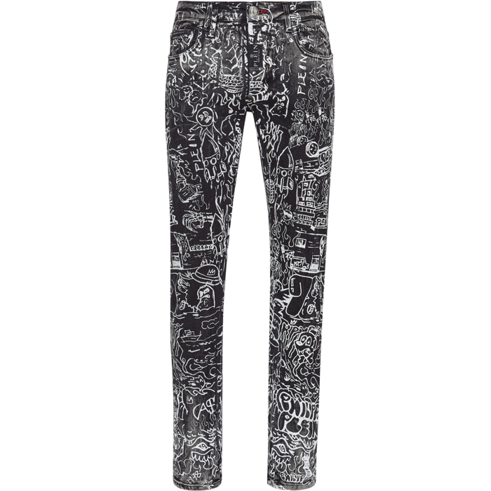 PHILIPP PLEIN Vaqueros de corte recto