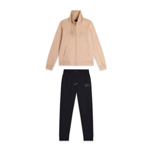 Tuta sportiva Donna con Zip e Collo alto decorata da borchie