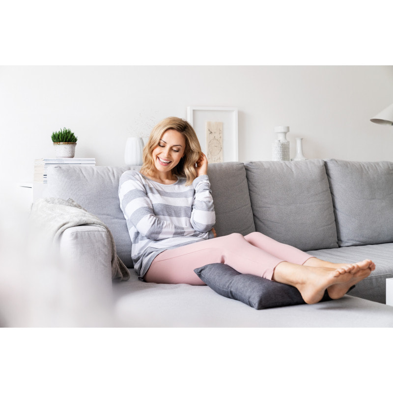 Coussin de massage shiatsu - 4 têtes - Chauffant - Housse lavable