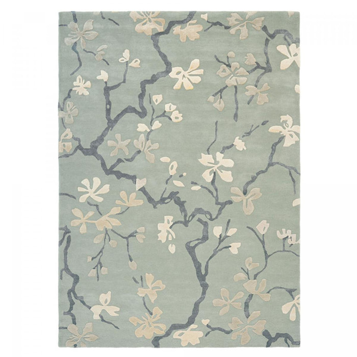 Tapis salon et chambre fait à la main en laine motif floral XEIL