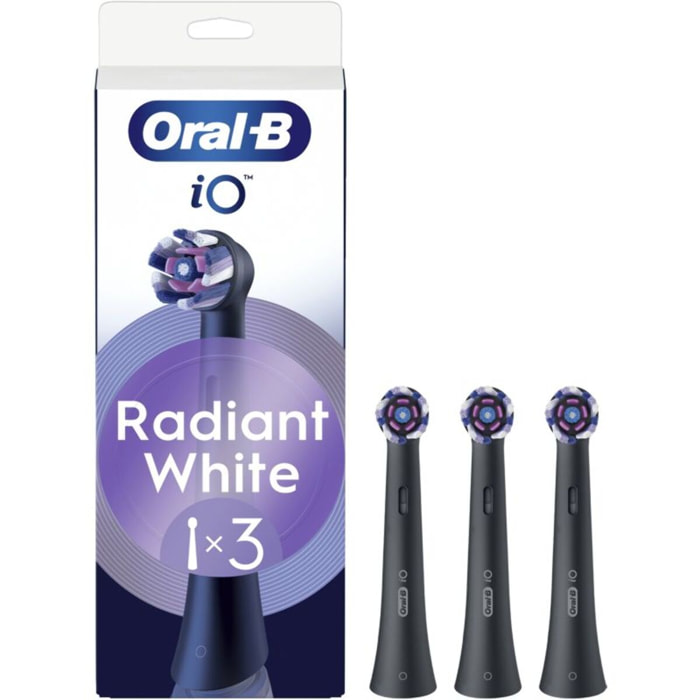 Brossette dentaire ORAL-B x3 Radiant White Noir