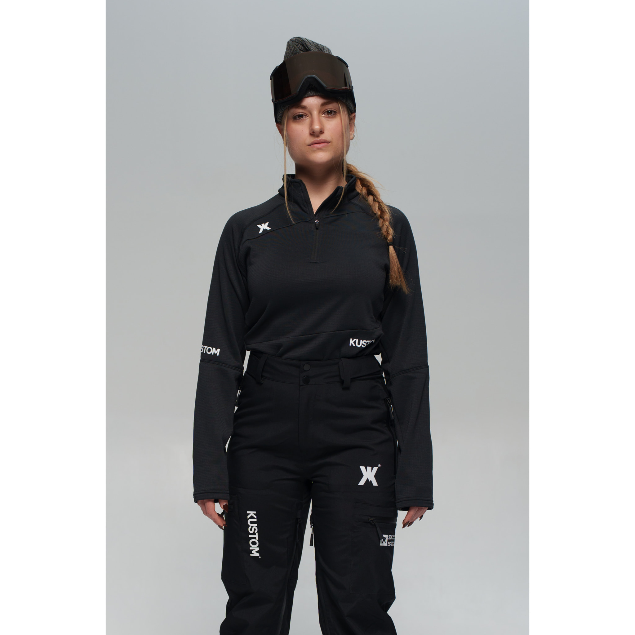 Maglietta termica AXIS KUSTOM nera DONNA