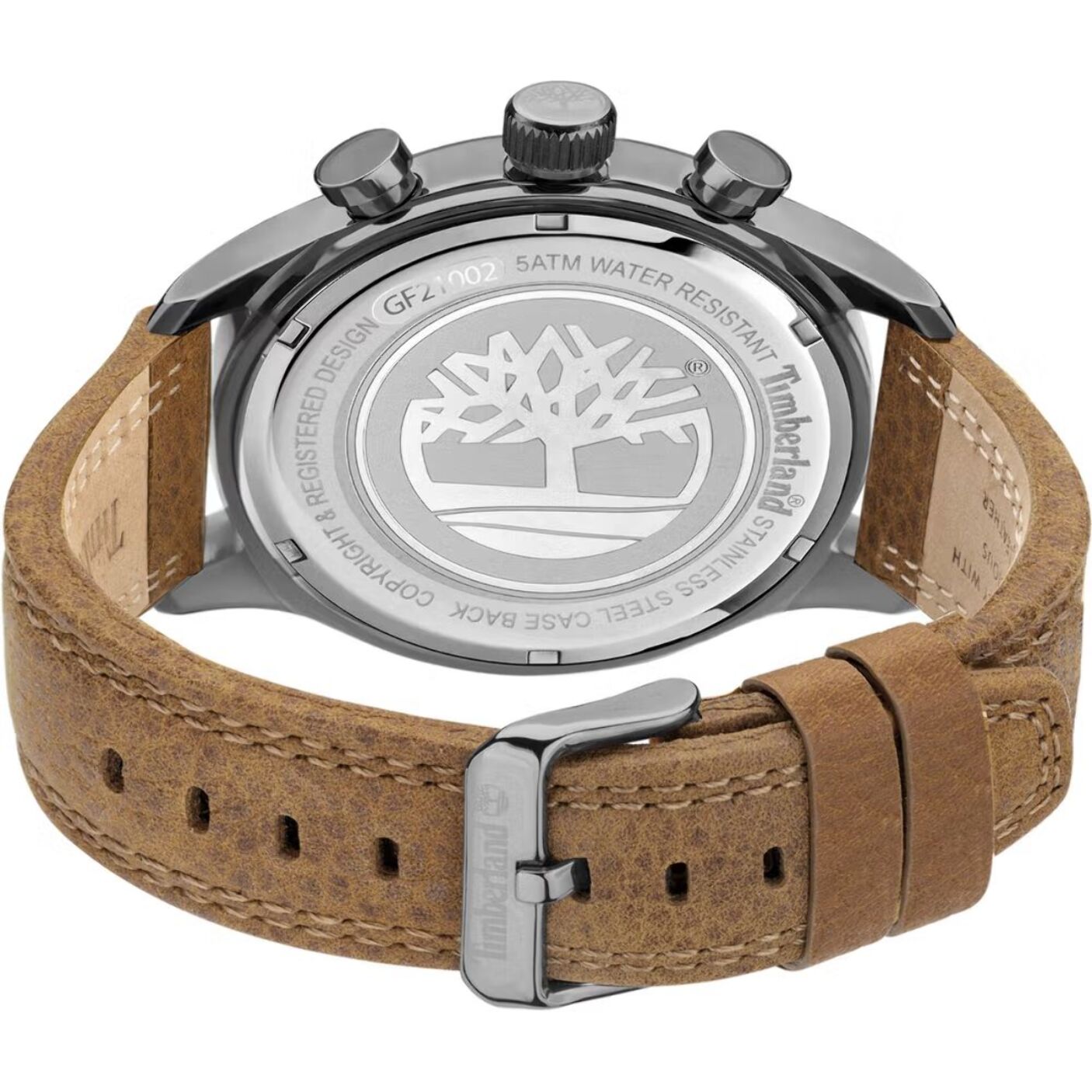 Reloj Timberland TDWGF2100202 Hombre Analogico Cuarzo con Correa de Cuero