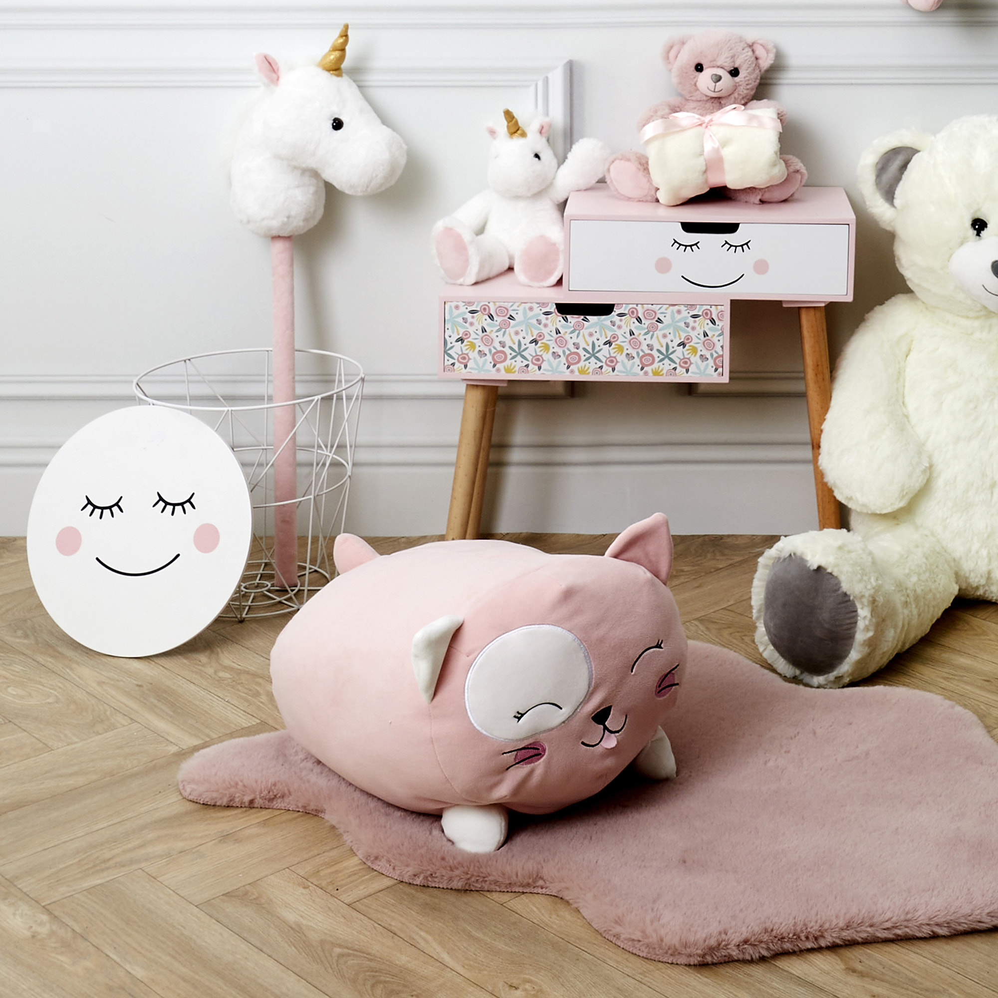 PELUCHE COUSSIN CHAT