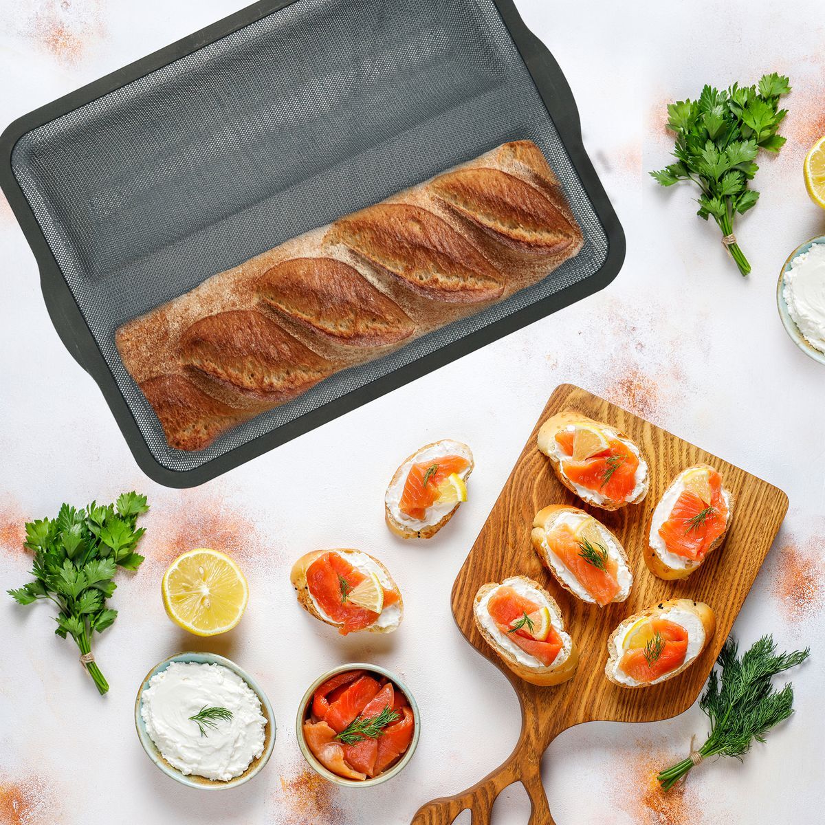 Ensemble 3 ustensiles spécial baguette Zenker x Fackelmann