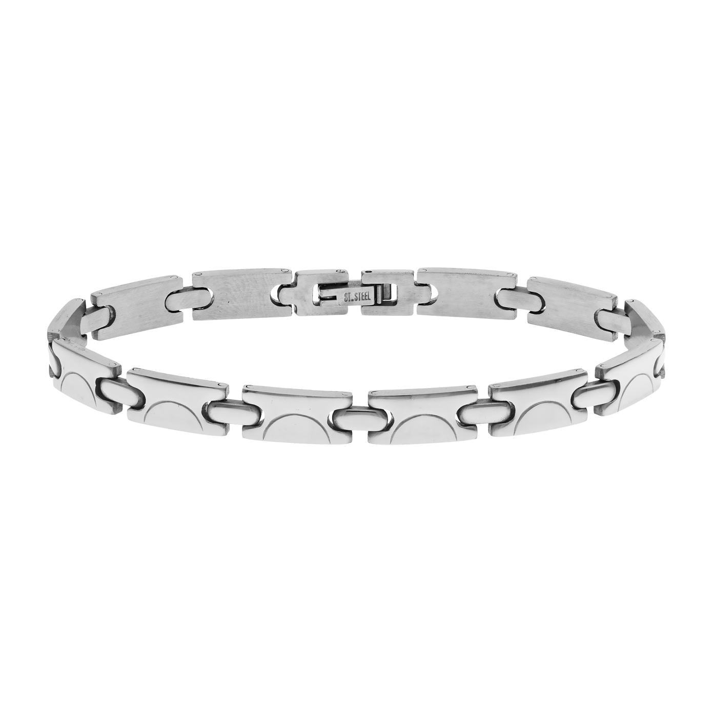 Bracciale Hiriwa 925 Acciaio Inossidabile Silver Uomo