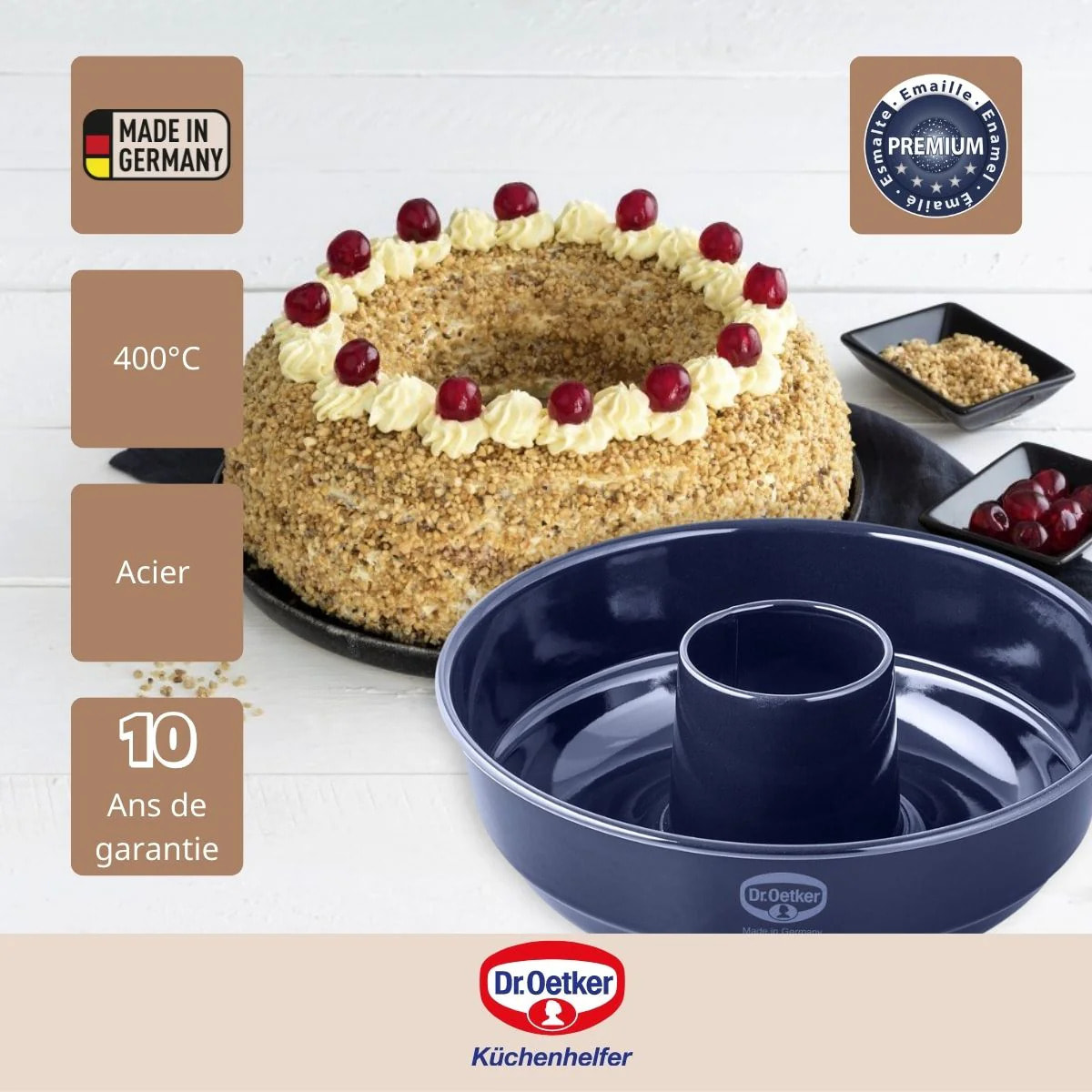 Moule à savarin 26 cm Dr. Oetker Back Liebe