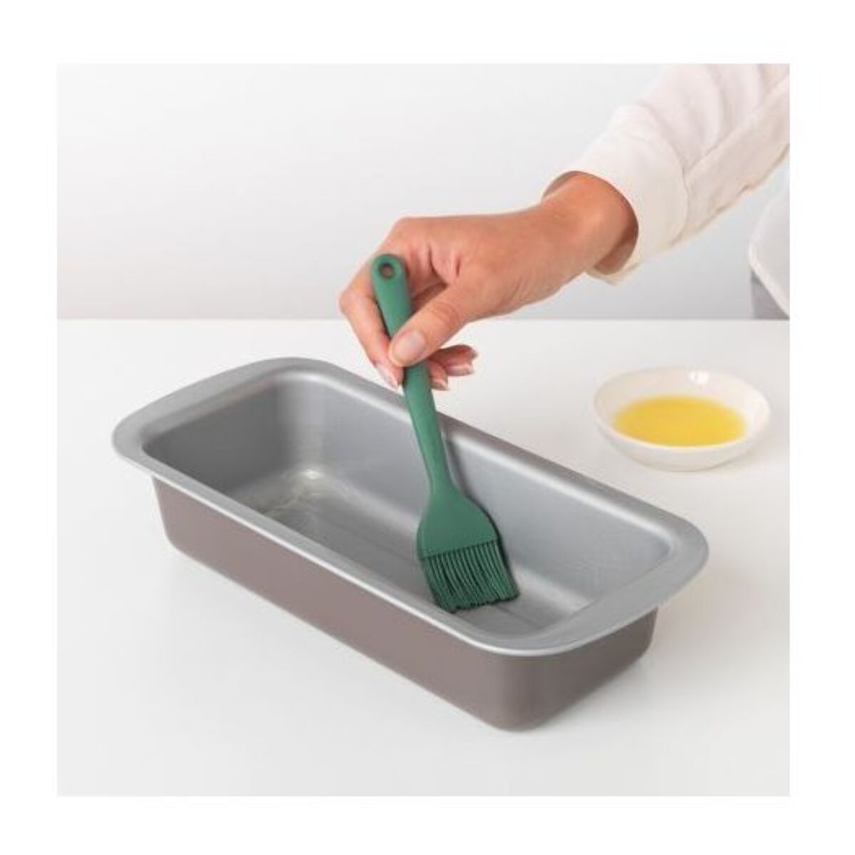 Pinceau BRABANTIA a patisserie silicone Fir Green