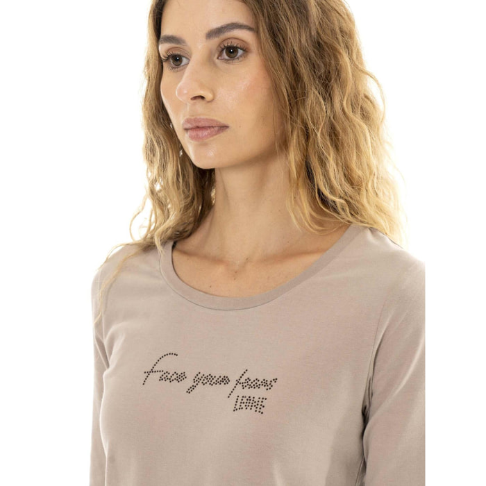 T-shirt a manica lunga da donna "Relaxed"