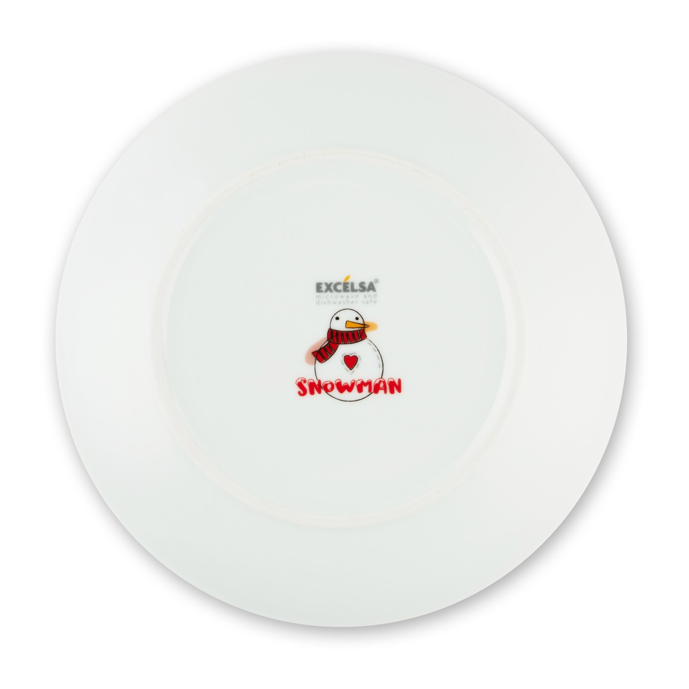 Servizio piatti 18 pezzi Excelsa - Snowman, porcellana bianca