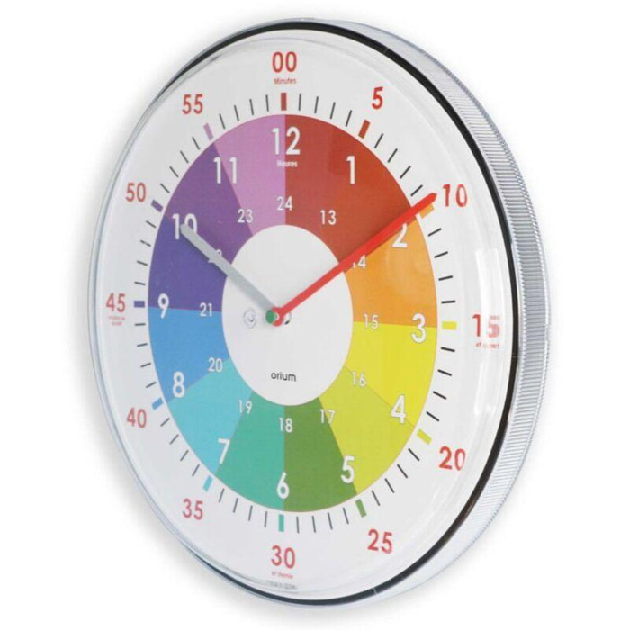 Horloge ORIUM silencieuse Practice 30cm noir