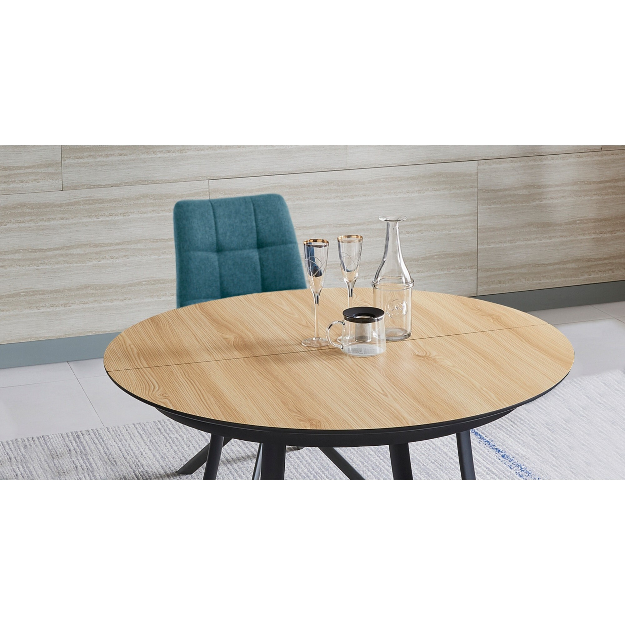 Tomasucci table ronde extensible DAFNE WOOD