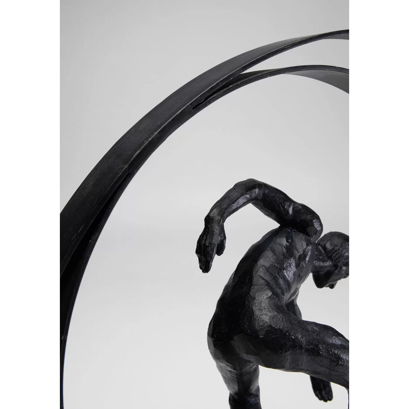 Déco danseur anneaux noir 45cm Kare Design