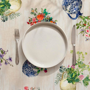 Nappe anti-taches Geranius - 100% coton -