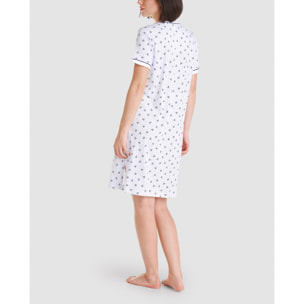 Camisón corto mujer anclas manga corta cómodo