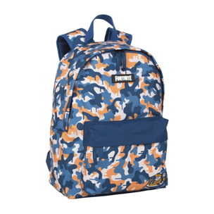 Fortnite Blue Camo mochila americano. Compartimento portalaptop.