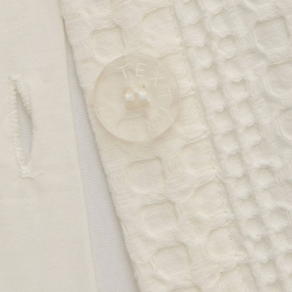 Funda nórdica algodón 180 hilos textura piqué Pana color blanco 100% Algodón