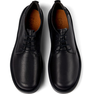 Scarpe stringate - CAMPER Wagon - Nero - Pelle liscia