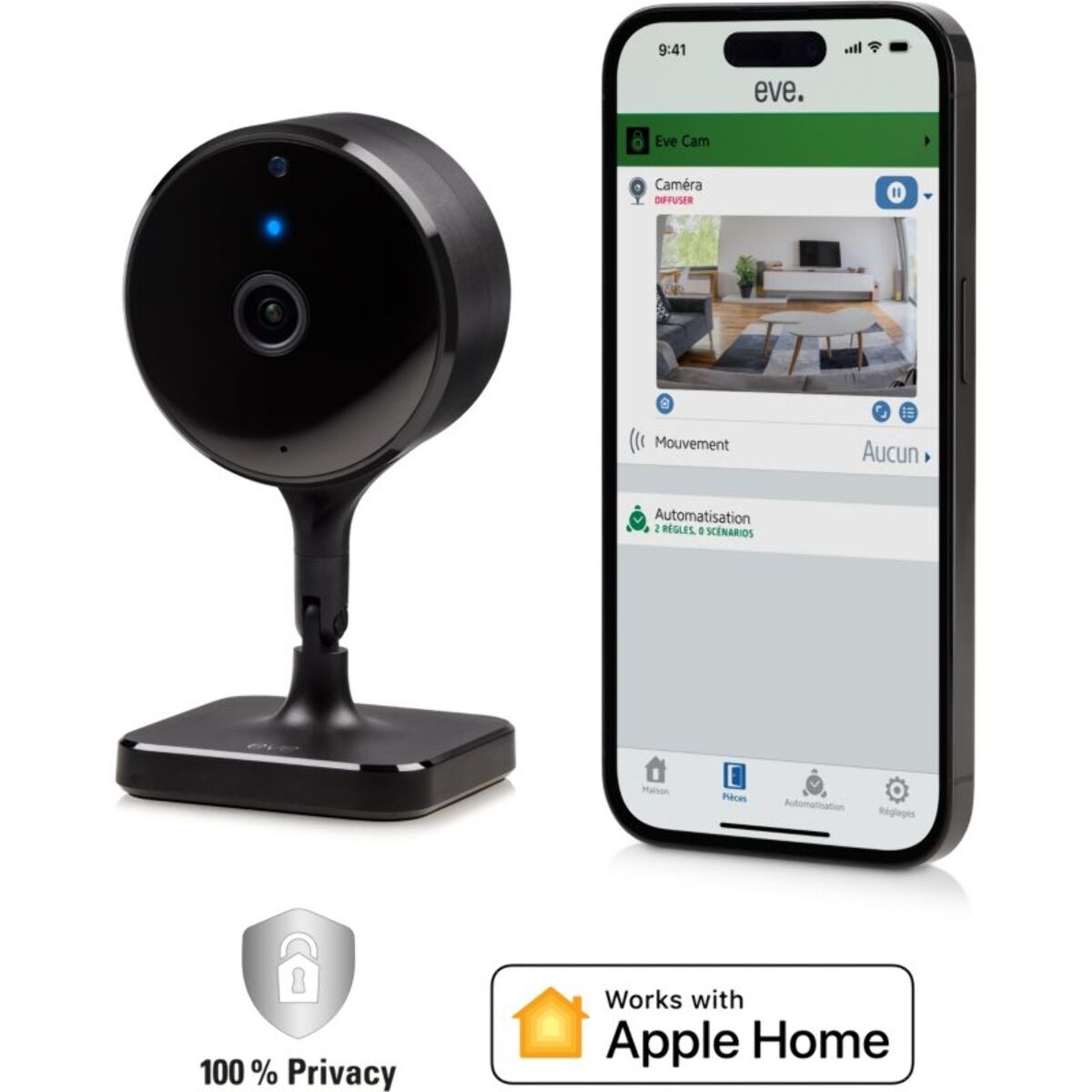 Caméra de surveillance EVE Cam Wifi