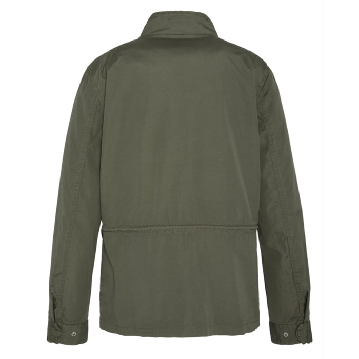 M-1941XARMY M-65 ZIPPERED JACKET WITH EMBROIDERED CHEST WOVEN TAPESchott NYCKHAKI