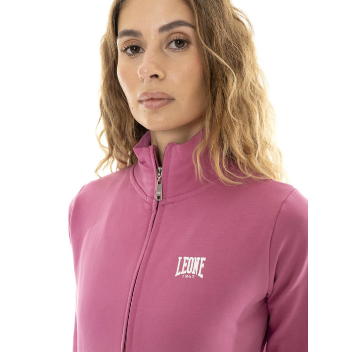 Tuta da donna invernale con colletto e zip "Silver"