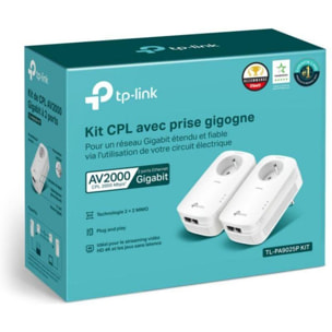 CPL Filaire TP-LINK TL-PA9025P 2000Mbps 2x2RJ45 pack de 2