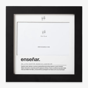 Marco fotos "Enseñar. Definición"