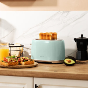 Tostapane verticali Toast&Taste 1000 Retro Double Blue Cecotec