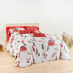 Housse de couette avec clics 100% coton Laponia 19