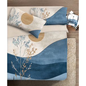 Parure copripiumino fotografico Piazzato Fine Art 1 piazza 1/2 Disegno Onda