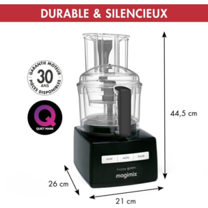 Robot multifonction MAGIMIX CS 5200 XL PREMIUM NOIR