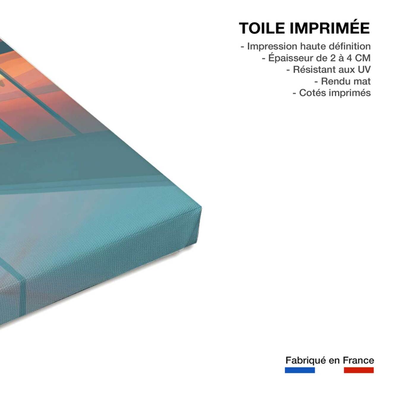 Tableau architecture maison avec piscine sur los angeles  Toile imprimée