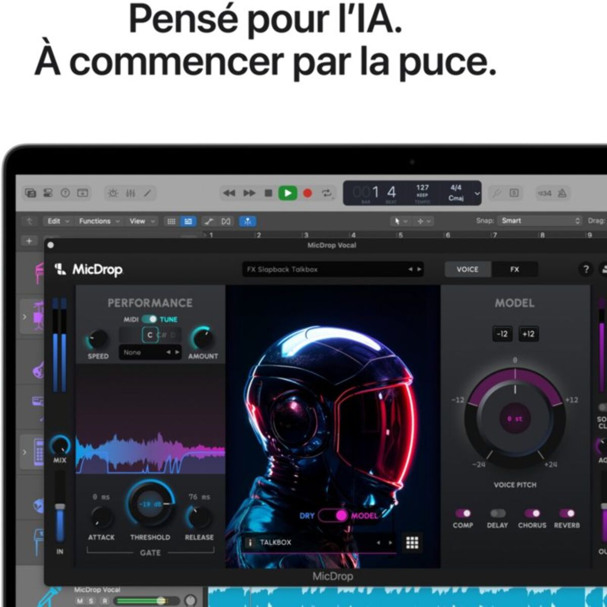 Ordinateur Apple MACBOOK Pro 14" Puce M5 CPU 10 / GPU 10 coeurs Mémoire RAM 32Go Stockage 1To SSD XDR Argent