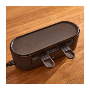 Raclette ESSENTIELB ERMD4 Multiplug Noire 2 personnes
