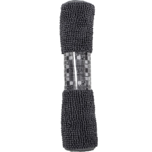 TAPPETO BAGNO SCENDI DOCCIA 40X60 CM 100% POLIESTERE ANTRACITE