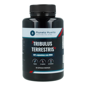 PLANETA HUERTO | Tribulus Terrestris en Cápsulas - Incrementa la Vitalidad y el Rendimiento - 90 Cápsulas |