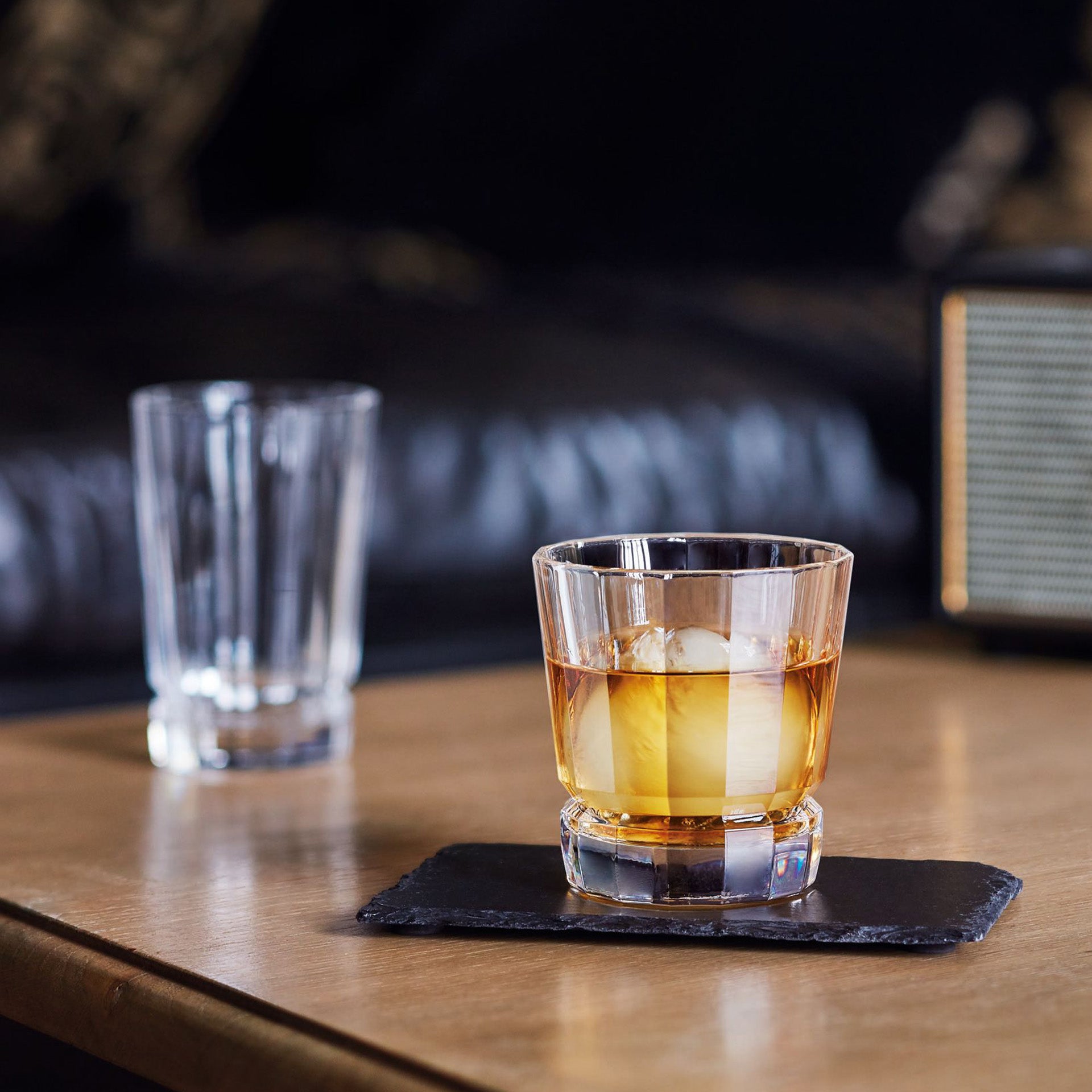 4 verres à eau 32cl Macassar - Cristal d'Arques - Verre ultra transparent au design vintage