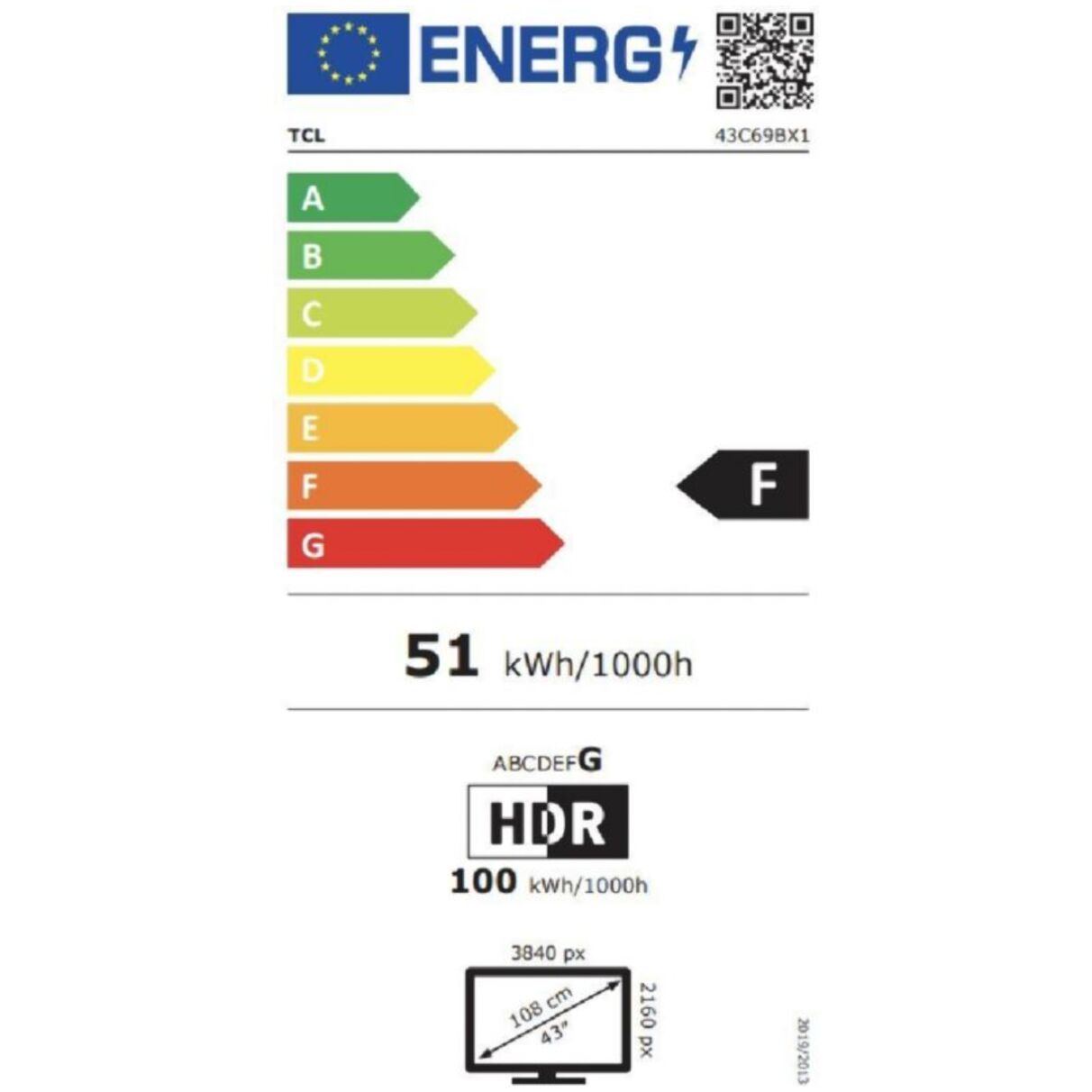 TV QLED TCL 43C69B 2024