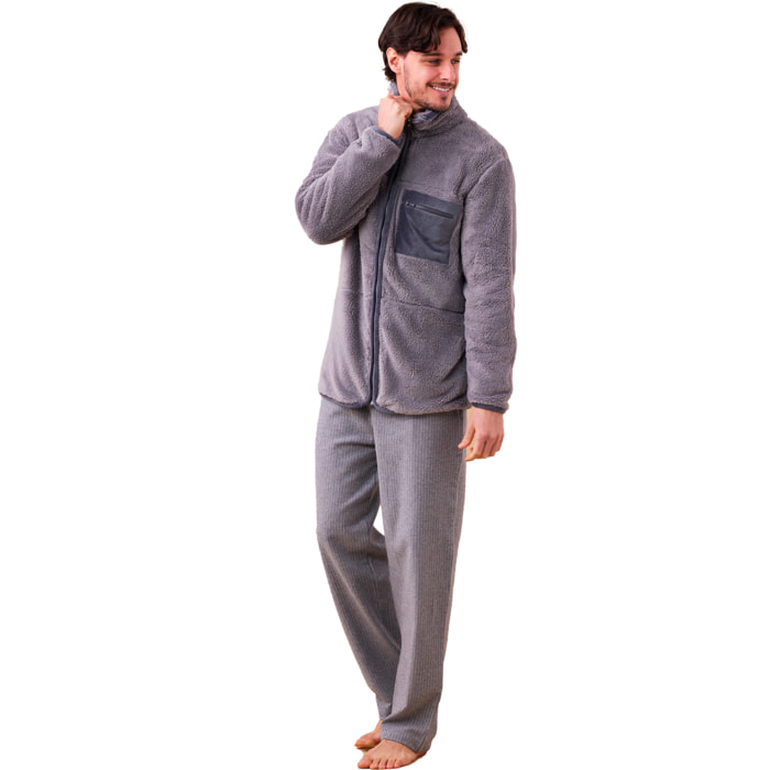 Giacca uomo eco-pelliccia articolo unito. Noidinotte