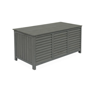 Coffre de rangement en bois. Castille. 330 litres. L130 x P64 x H60cm