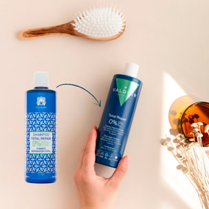 Valquer Champú Reparación Total Zero % para cabellos dañados - 400 ml